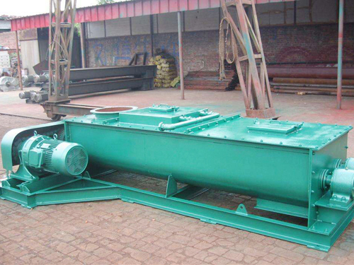 甘肅省雙軸粉塵加濕攪拌機